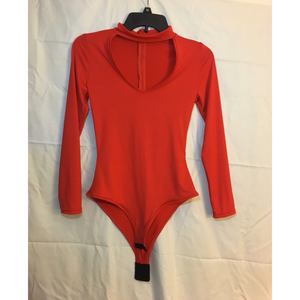 Red body suit